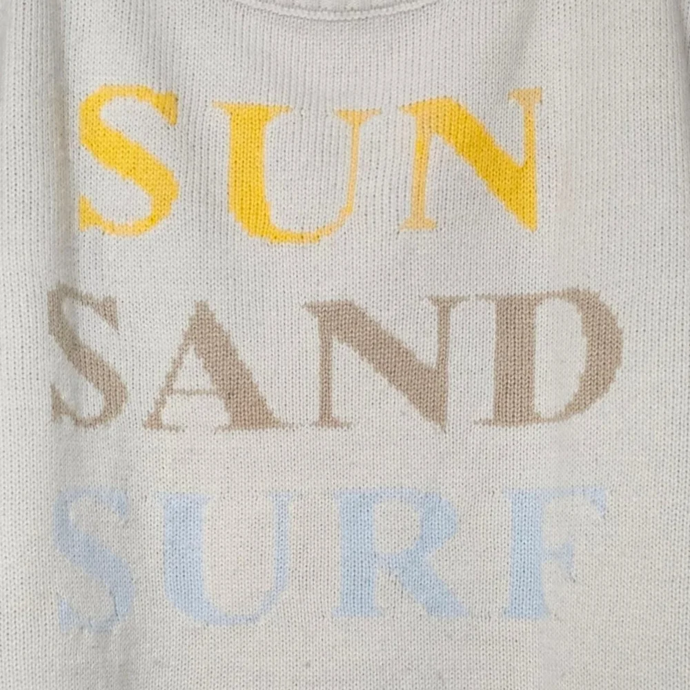 saltwater LUXE Take Me to Paradise Sweater in Cream•Size Large•NWOT! - Picture 3 of 9